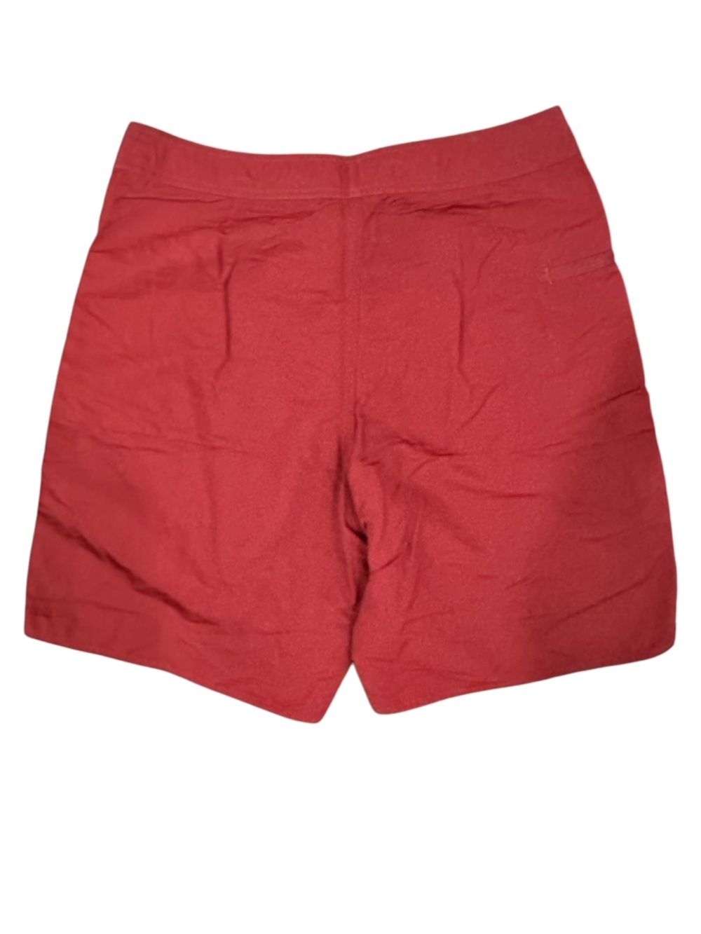 Vintage Patagonia Brick Red Nylon Board Shorts Swim Beach Button/Tie Waist - Picture 2 of 8